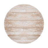 Lofaris Round Simple Wooden Happy Birthday Backdrop For Girl